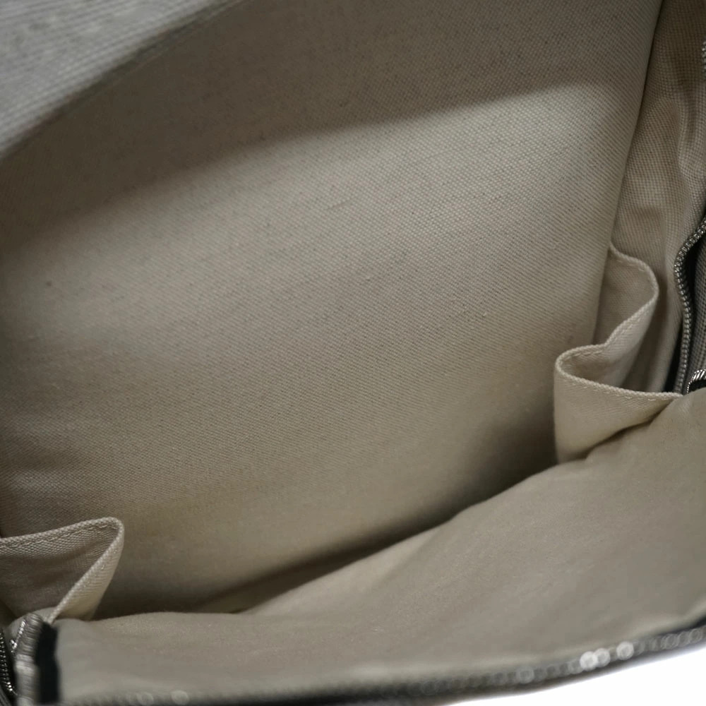 BURBERRY Backpack Rucksack Daypack Bag Rucksack Canvas Gray Black - Picture 8 of 11